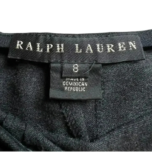 Ralph Lauren Vintage Black Label Dark Gray Women's Pants Size 8 - Picture 6 of 13